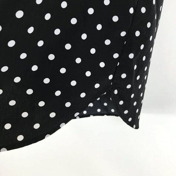 ModCloth Fervour About Scranton Polka Dot Blouse Women's XS Sleeveless Popover - Picture 2 of 12